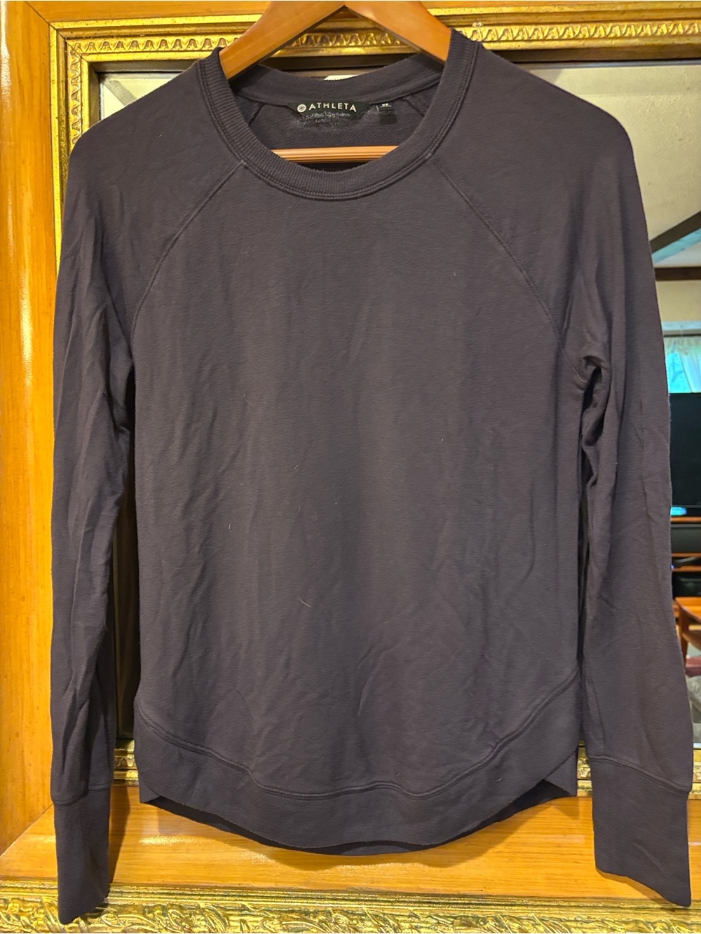 Athleta Purple Long Sleeve Top - Size XS